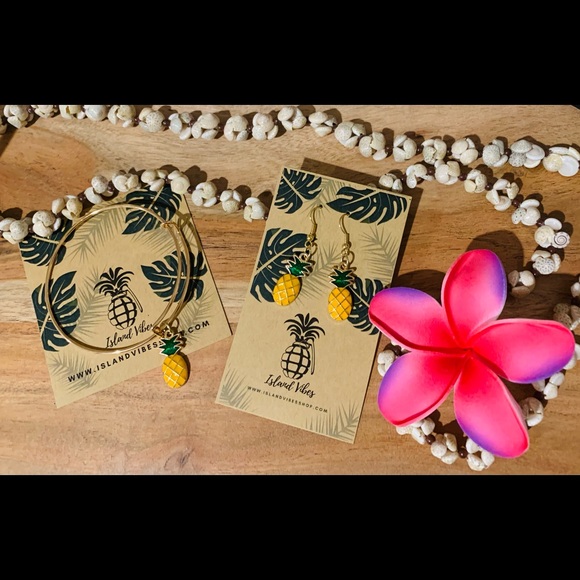 Island Vibes Jewelry - Pineapple Princess jewelry set